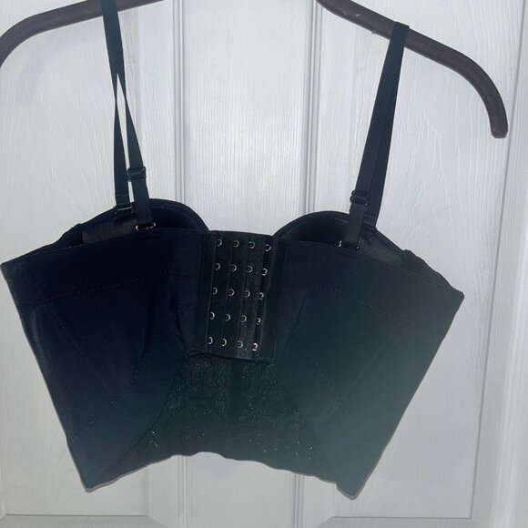 Gorgeous Sexy Bustier Cami Detailed with rhinestones and pearls New without tags - Picture 3 of 5